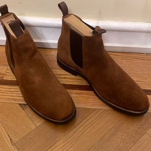 J.Crew Tan Suede Leather Boots (Men’s)